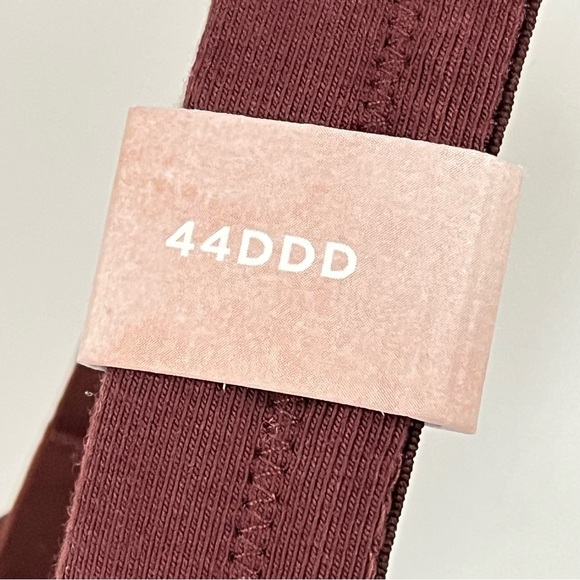 NWT Cacique 44DDD Bra Lightly Lined t-shirt 0672 Balconette Brown red - Picture 4 of 9